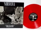 RARE NIRVANA Bleach ORIGINAL 1992 LP Transparent Red Vinyl SP34 NM/NM Sub Pop
