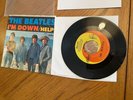 The Beatles Help  / I'm Down 45 RPM Vinyl Record with Picture Sleeve