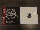 Slayer - SHOW NO MERCY TOUR LP + OBI + Poster white Vinyl