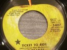 The BEATLES - Ticket To Ride #5407 Apple Records *45 RPM* 7