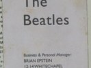 The Beatles Please Please Me Gold Label Mono with Brian Epstein Business Card