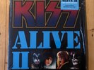 Kiss Alive II 2LP 45th Anniversary rot splatter Vinyl US Import + Sticker-Set