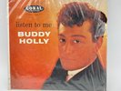 BUDDY HOLLY-LISTEN TO ME CORAL EP EC 81169-1st PRESS VINYL NO GLASSES RARE 45RPM