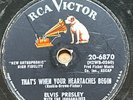 Elvis Presley- All Shook Up/That's When Your Heartaches Begin 20-6870