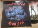 Motörhead - Iron Fist LP Signed by Band Inc. Lemmy Bronze 1982