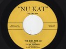 '59 VA. R&B SHOUTER LUCKY EDWARDS The Girl For Me/Love Speaks NU KAT M- HEAR