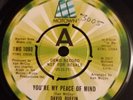 DAVID RUFFIN You're my peace of Mind /  rode by the place - UK MOTOWN DEMO 1977