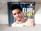ELVIS PRESLEY ELVIS IS BACK LIVING STEREO GIRL NEXT DOOR WENT A'WALKIG   LP
