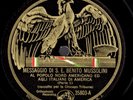 Mussolini. Message to the People of North America. 78 12