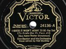 Victor #24136: Don Bestor & Orch.-It Wasn't Meant To Be/The River Rhine E clean