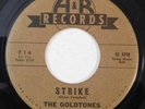 surf garage 45 THE GOLDTONES Strike, Gutterball A&R 45 HEAR VG plays well guitar