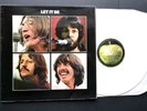 THE BEATLES U.K. EXPORT APPLE LP ' LET IT BE ' WHITE VINYL - 1978