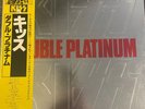 KISS DOUBLE PLATINUM W/CERTIFICATE JAPAN VINYL RECORD LP OBI US SELLER