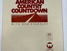 American Country Countdown Bob Kingsley - Date 9/11/1982 - 3 Vinyl LP Set + Cues