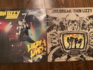 Thin Lizzy Jailbreak LP & Lizzy Lives  (1976-1984) LP 2 Record Lot