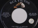 Jimmy Dell 45 rpm I've Got A Dollar / Rainbow Doll 1958 Rockabilly RCA VG+