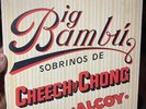CHEECH & CHONG BIG BAMBU LP ORIG '72 ODE SP-77014 COMEDY W/ ROLLING PAPER VG/VG+