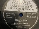 78 rpm rec R’n’R Jerry Lee Lewis -You Win Again