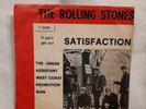 RARO SENZA MATRICE LATO B e DIRITTI RISERVATI THE ROLLING STONES SATISFACTION