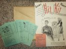 WWII V DISK Hit Kit 18 Different 78 RPM V Disk Albums - Music Book - Lyric Sheet