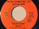 MODERN SOUL Hart and Grant STUCK ON A FEELING Metro Sounds 45 rare Canadian NM