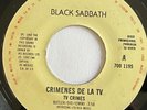 BLACK SABBATH - Tv Crimes - MEXICO PROMO 45