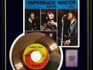 THE BEATLES PAPERBACK WRITER GOLD RECORD RARE NON RIAA AWARD