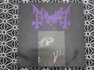 MAYHEM Live In Leipzig LP 1993 NEAR MINT INSERT BLACK METAL  1BURZUM