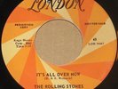 ROLLING STONES 1964 DJ Copy WLP Promo 45 IT'S ALL OVER NOW w/ London Sleeve VG+