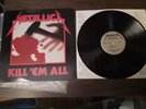 Metallica - Kill 'Em All US LP 1983  Megaforce Records – MRI 069 1st pressing