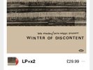 BOB STANLEY & PETE WIGGS PRESENT WINTER OF DISCONTENT 2LP RED VINYL ROUGH TRADE