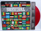 Bob Marley – LP + Beileger – Survival / Tuff Gong von 1979 Jamaica / rotes Vinyl