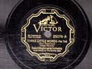 192j.  Duke Ellington - Three Little Words & Ring Dem Bells - Victor 25076