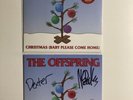 The Offspring Christmas Baby Please Come Home Signed Etched 7” Red Vinyl 300 OOP