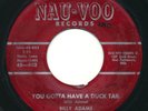 BILLY ADAMS - You Gotta Have A Ducktail - NAU-VOO - Rockabilly 45