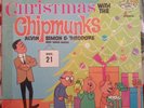 Alvin, Simon & Theodore CHRISTMAS WITH THE CHIPMUNKS Holiday Music used VINYL LP