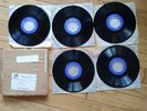 seeburg 1000 Background Music records 5 Records Mood Music 16 2/3 RPM In Box