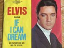 Elvis Presley 47-9670 If I Can Dream / Edge of Reality W/PS  (1968) RCA Orange