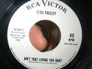 45 RPM Elvis Presley RCA 8440 White Label Ain't That Loving You Baby RCA Sleeve