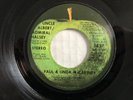 Beatles Paul McCartney UNCLE ALBERT / Too Many People 1975 Apple ALL RIGHTS VG+