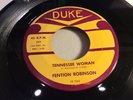 FENTION ROBINSON-DUKE 329-TENNESSEE WOMAN/YOUVE GOT TO PASS THIS WAY AGAIN-BLUES