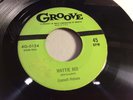 EMMETT HOBSON-GROOVE 0124-MATTIE BEE/WHERE IS JOE-BLUES R&B 45 ORIGINAL SLEEVE