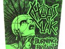 Chaos UK 1982 Burning Britain Original Vinyl LP 45 RPM  Punk EX.