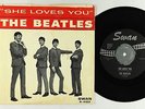 Beatles Picture Sleeve 45 - She Loves You - Swan - VG+ mp3