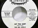 SEA SHELLS 45 Hit the Surf / Barefoot in the Sand JUBILEE Promo VG++   Mc 1291