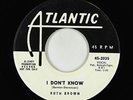 R&B Soul Popcorn 45 - Ruth Brown - I Don't Know - Atlantic - VG+ mp3