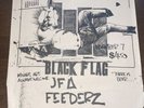 Vintage￼ Early 80’s Black Flag JFA ￼￼Flyer Poster Phx Punk Feederz Rare KBD HC