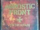 AGNOSTIC FRONT: Victim in Pain Vinyl Record.  New, Not Sealed,  Never Played