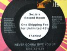 Rick Astley Never Gonna Give You Up 45 7