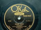 Louis Armstrong Okeh 78 RPM 8756 Rockin' Chair/I Ain't Got Nobody Excellent Cond